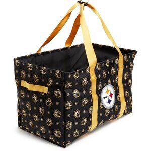 Women’s Recycled Lighten Up Reactive Large Car Tote Black/Yellow Steelers